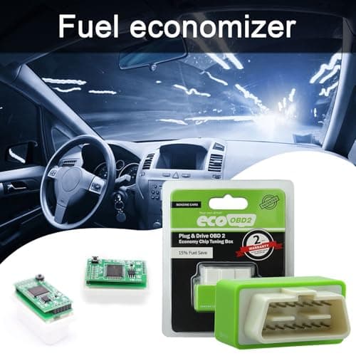 2Pcs Automobile Power Upgrade Fuel Saving, ECO-OBD2 Automotive Plug and Driver Single Plate, Automotive Energy Saver Accessories, ECO- OBD2 Fuel Saver (D)