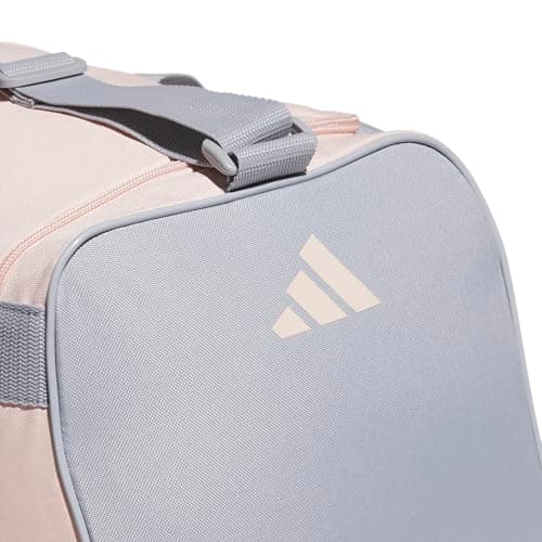 adidas Power Gym Bag – Lightweight Small Duffel, Blush Pink/White/Halo Silver Grey, OSFA — view 4
