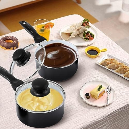 WICHEMI Chocolate Melting Pot Chocolate Warmer Chocolate Melter Chocolate Tempering Machine Pot for Home, Commercial Electric Melting for Chocolate, Butter, Cheese, Cream, Candy, Milk (Double Pots) — view 5
