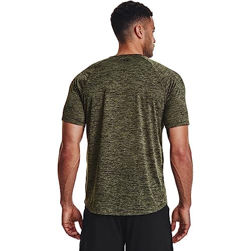 Under Armour Men's Tech 2.0 Short-Sleeve T-Shirt, (390) Marine OD Green / / Black, Large