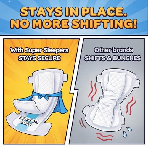 Eli with Love Super Sleepers Baby Diaper Booster Pads - 30 Pads - Overnight Leak Protection - Absorbent Diaper Inserts for Extra Dryness, Liners for Babies & Toddlers, Reduce Night Changes - 1 Pack — view 3