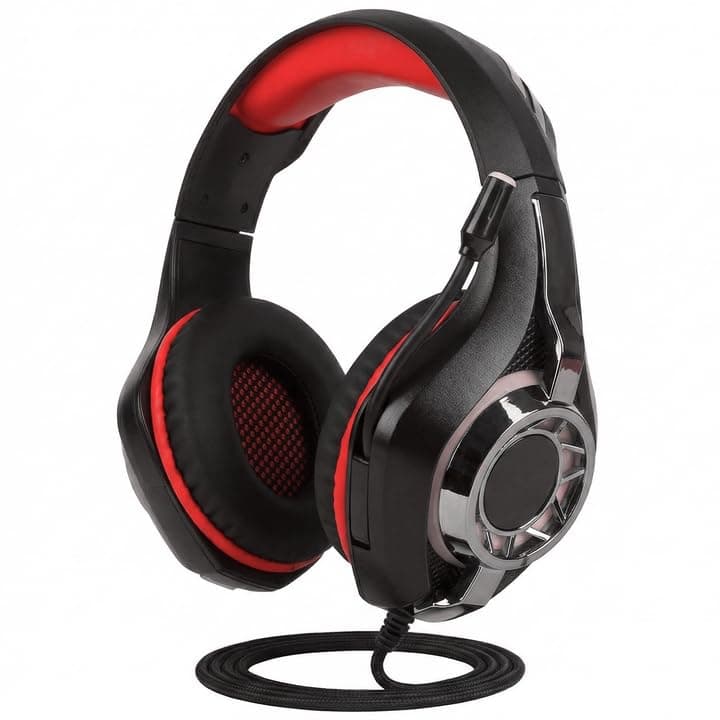 Genérico Cascos Gaming, Auriculares Gaming con Micrófono con Cancelación de Ruido