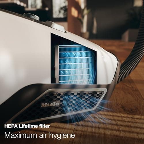 Miele Blizzard CX1 Pure Suction Bagless Canister Vacuum Cleaner with AllTeQ Universal Floorhead and Parquet Twister Floorhead, 1200 W, Graphite Gray – 10829430 — view 2