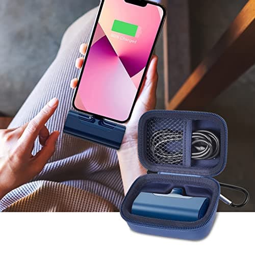 Portable Charger Power Bank Case for Swyop/for Feob/for Charmast/for JEJILL/for LanLuk/for VEGER/for iWALK/for Taegila/for Kuulaa and More Small Charging Battery Pack - Bag Only (Blue) — view 5