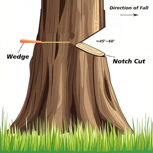 kuzuryu 6pcs 5.5” Tree Felling Wedges - ABS Plastic Logging Wedges with Anti-Slip Teeth, Small Tree Cutting Tools & Chainsaw Accessories (Mesh Bag) — view 3