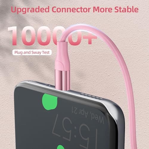 USB C Cable, 3 Pack 6 FT USB C Charger Cable 60W Type C to USB C Cable Fast Charging Cord for iPhone 15 Pro Plus iPad MacBook Samsung Switch LG and More — view 4