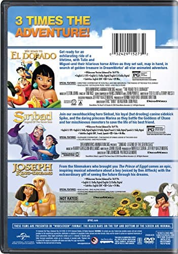 The Road to El Dorado / Sinbad: Legend of Seven Seas / Joseph: King of Dreams