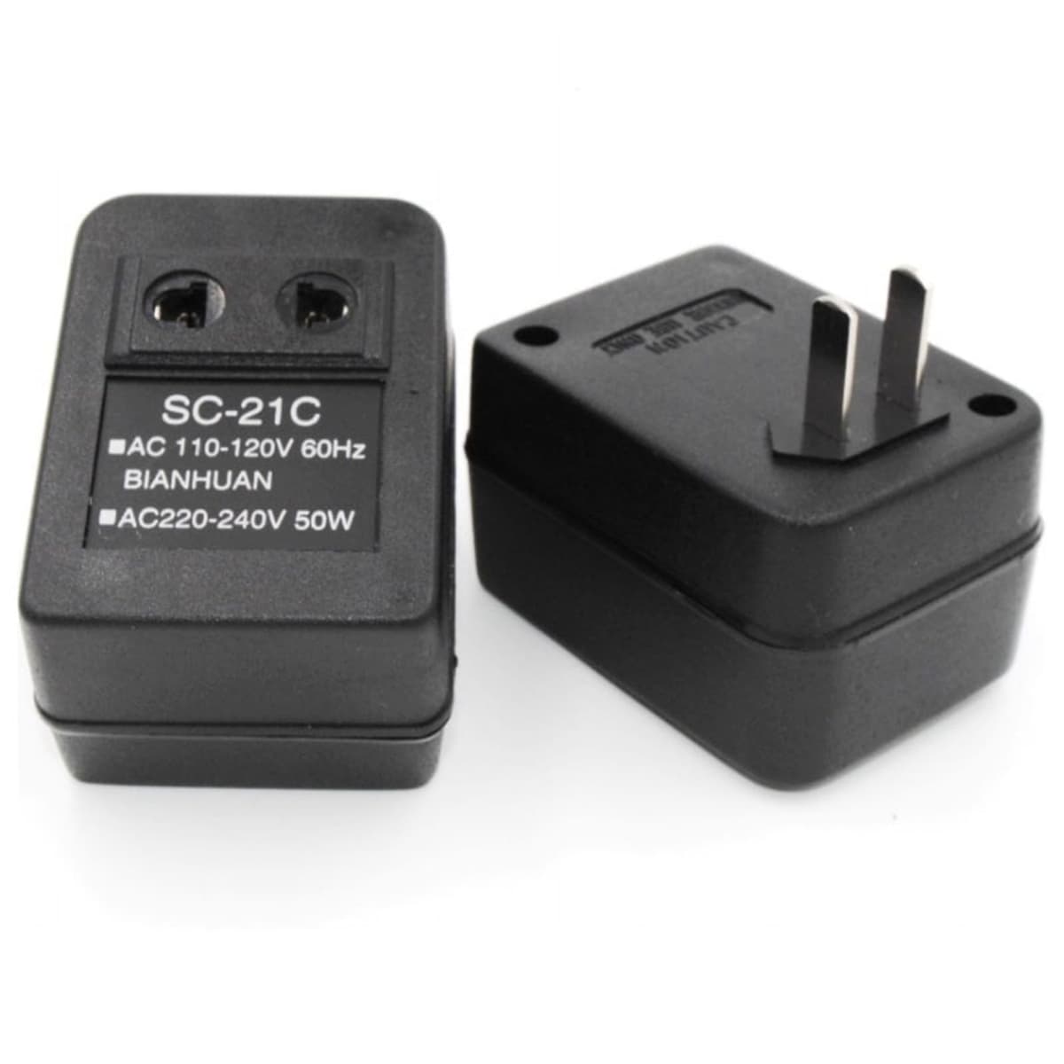 Convertidor De Voltaje De Potencia 110 V a 220 V, 5 W Adaptador De Enchufe De la UE, Convertidor Ascendente/Transformador De Vatios para Viajes, 2,56 X 1,77 X 1,57 Pulgadas