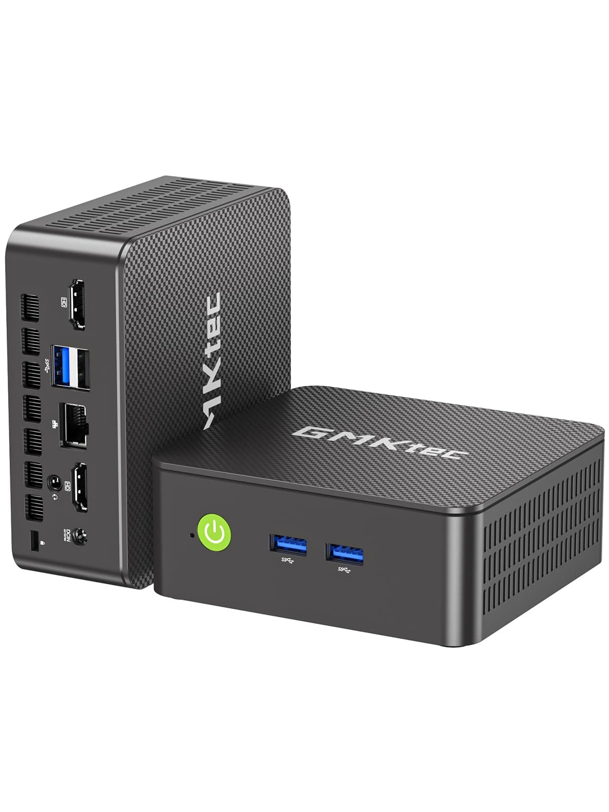 GMKtec Mini-PC N95 (Turbo 3,4 GHz) 8 GB DDR4 256 GB SSD Computadora de Escritorio 4K Doble HDMI Pantalla/3x USB 3.2/WiFi 5 BT5.0/RJ45 Ethernet Nucbox G3S