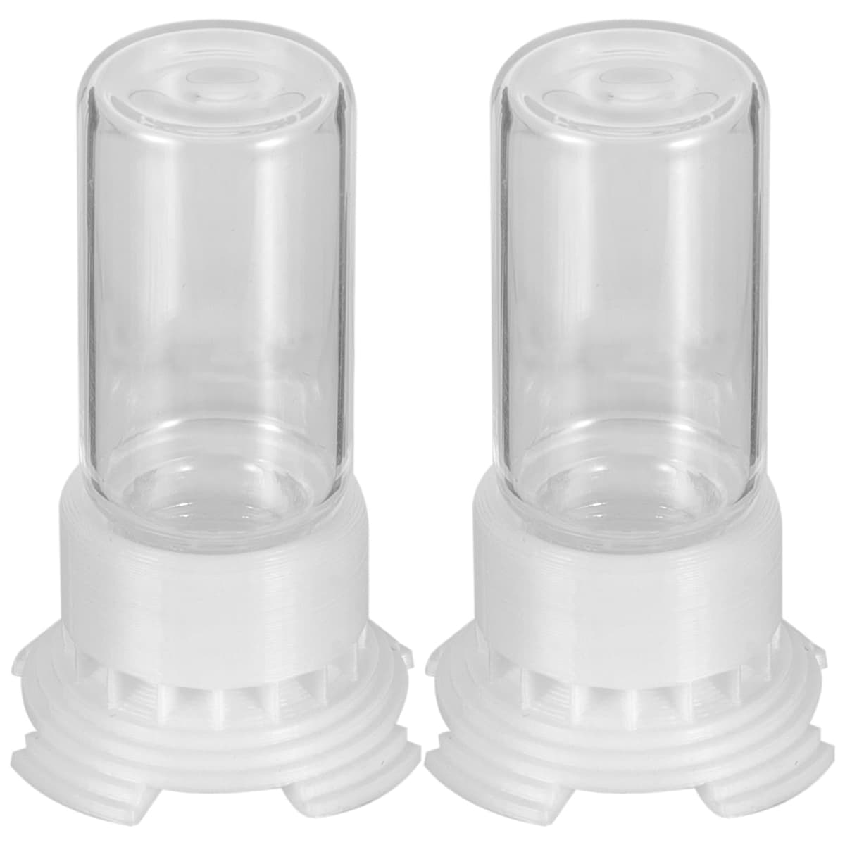 HEMOTON Bebedero para Hormigas 2 Piezas 5 Ml Plástico y Acrílico Transparente Taza Pequeña para Nido Comedero Agua Portátil para Cuidado y Alimentación de Colonias en Terrarios