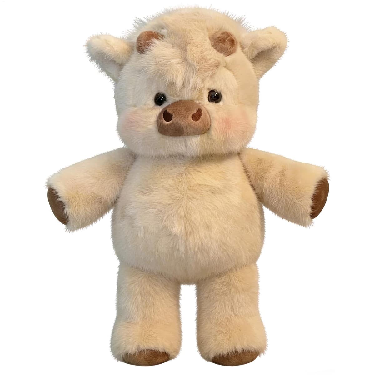 Running Calf Soft Toy | 45cm Wild Boar Plush Toys | Cartoon Cow Plush Collectible Doll Interactive Toys | Cute Running Sheep Cuddly Toy Stuffed Animal Home Decor for Girls & Boys