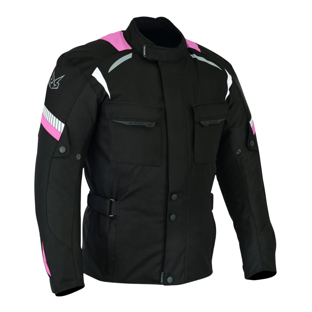 Chaqueta Moto Mujer 4 Estaciones Impermeable con Protecciones CE incluídas y Forro Extraíble