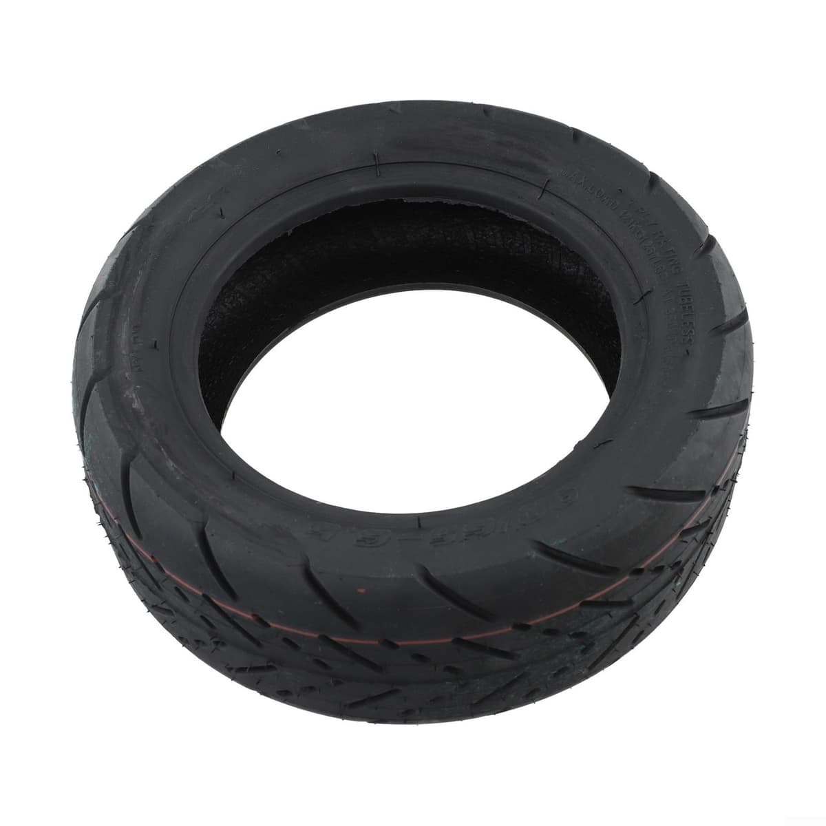 Neumático de carretera sin cámara de 11 pulgadas 90/65-6.5 para modelos de scooter eléctrico compatibles con Zero 11X, repuesto de goma todoterreno, negro