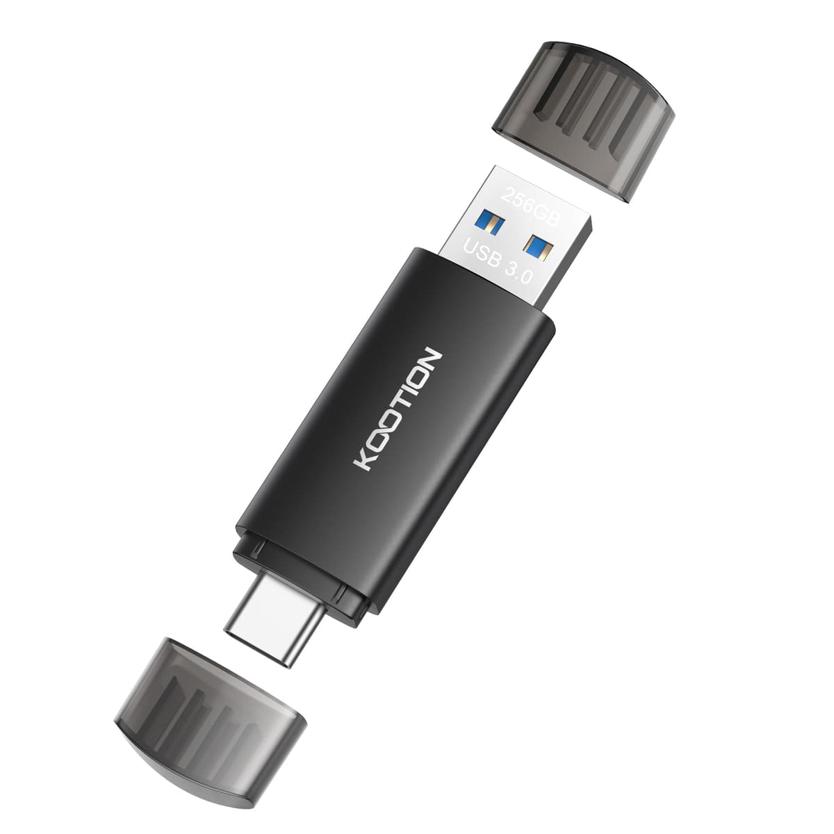 Memoria USB C 256 GB, KOOTION Pendrive C USB 3.0 OTG 2 en 1, Pendrive Tipo C Memoria 256 Gigas para Android/Window/PC/MacBook, Teléfono Huawei/Xiaomi/Samsung, Almacenamiento de Datos Externo