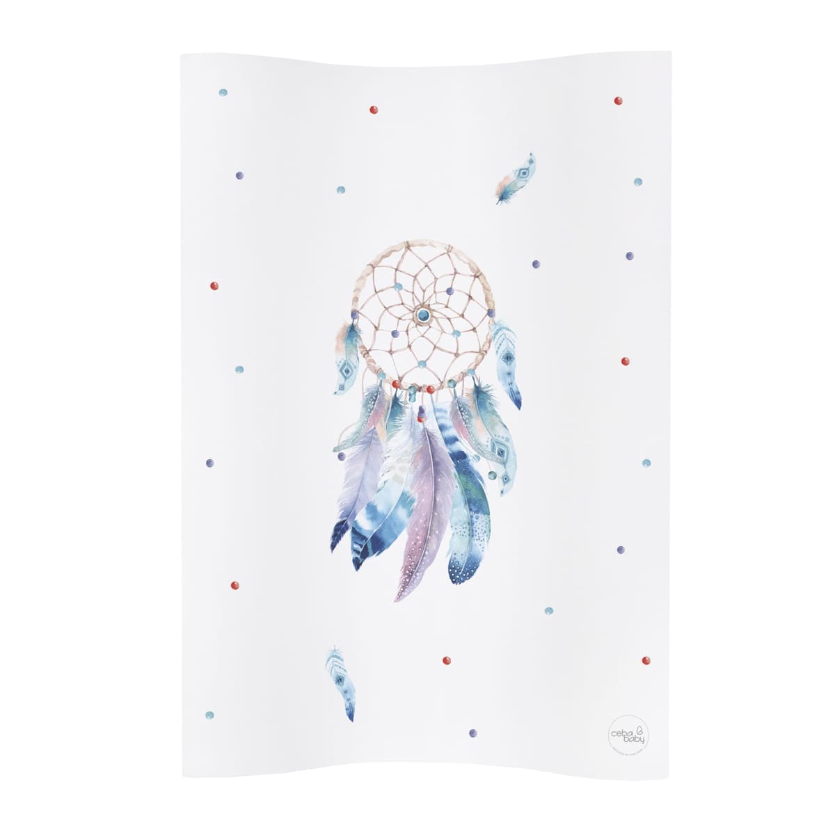 Soft Base Newborn Baby Changing Unit Mat with Raised Edges 50x70 cm (Dreamcatcher)