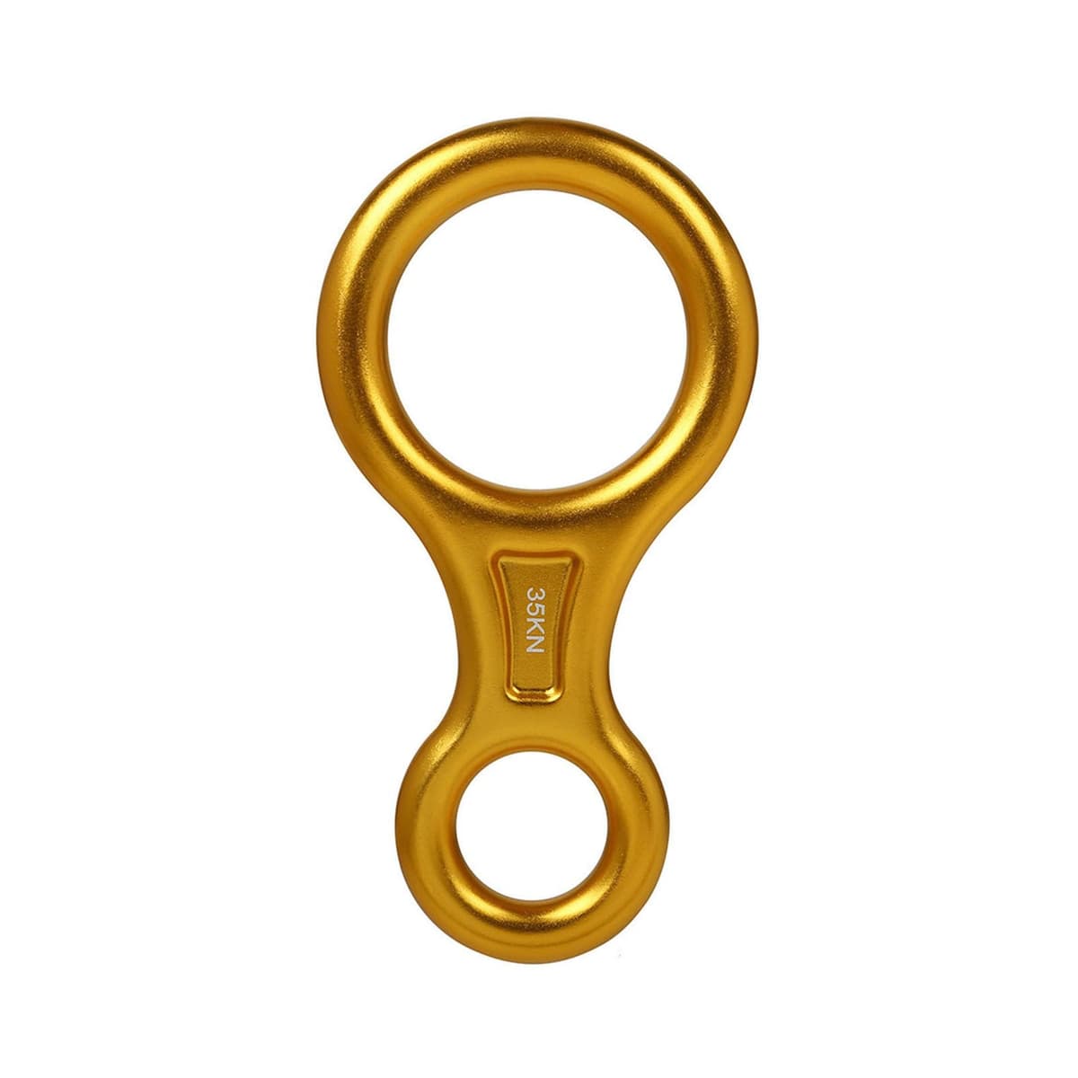 Descenso de Aluminio 35KN Figura 8, Dispositivo de Rappel con Equipo de Escalada, Descensor de Superficie Lisa con Agarre Seguro, Ideal para Escalada en Roca, Rescate, Trabajo Aéreo,
