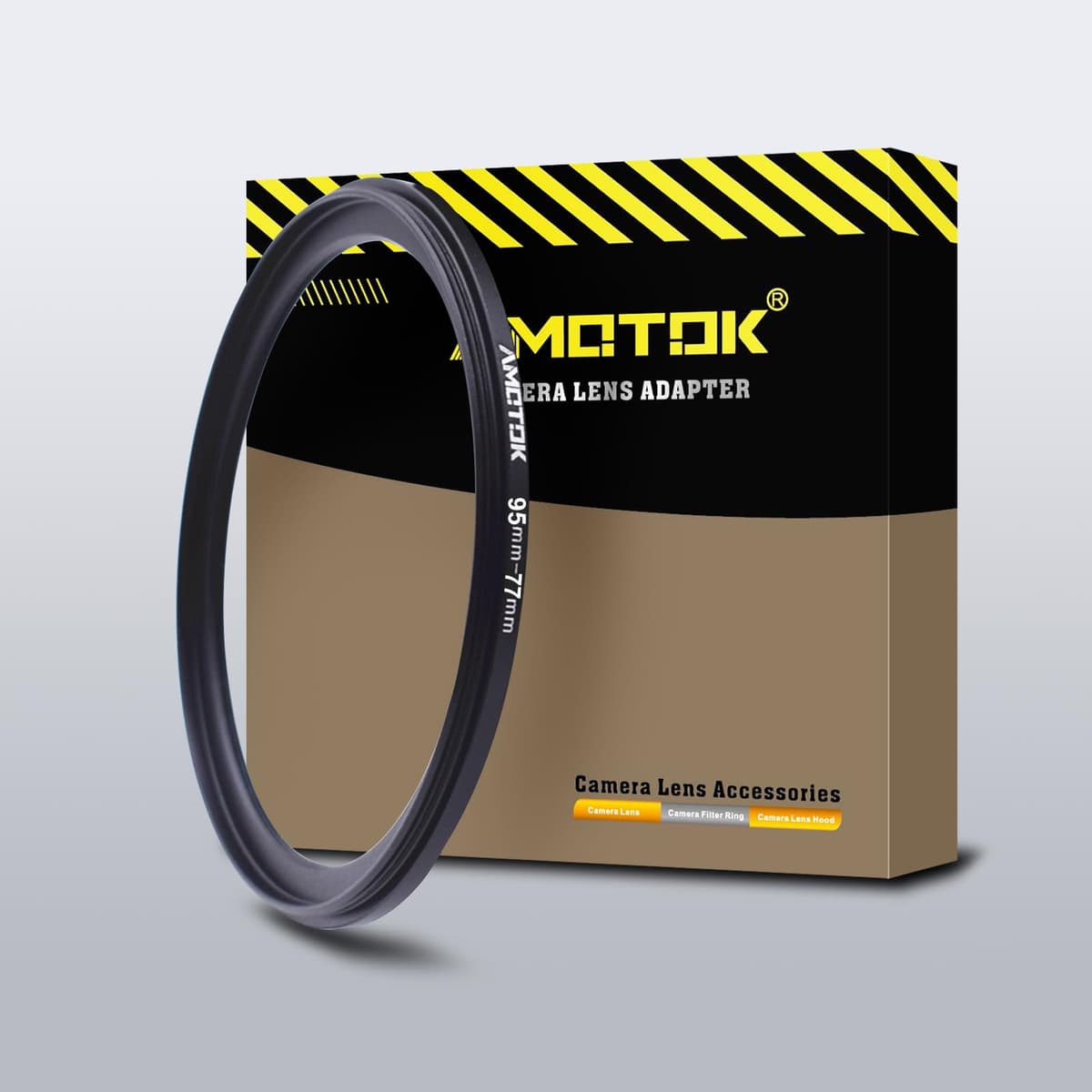 95mm a 77mm Adaptador de Lente de,Anillo Reductor de Filtro de 95mm a 77mm,Compatible con Todos los Accesorios de Filtro de 77mm.Hecho de mecanizado CNC