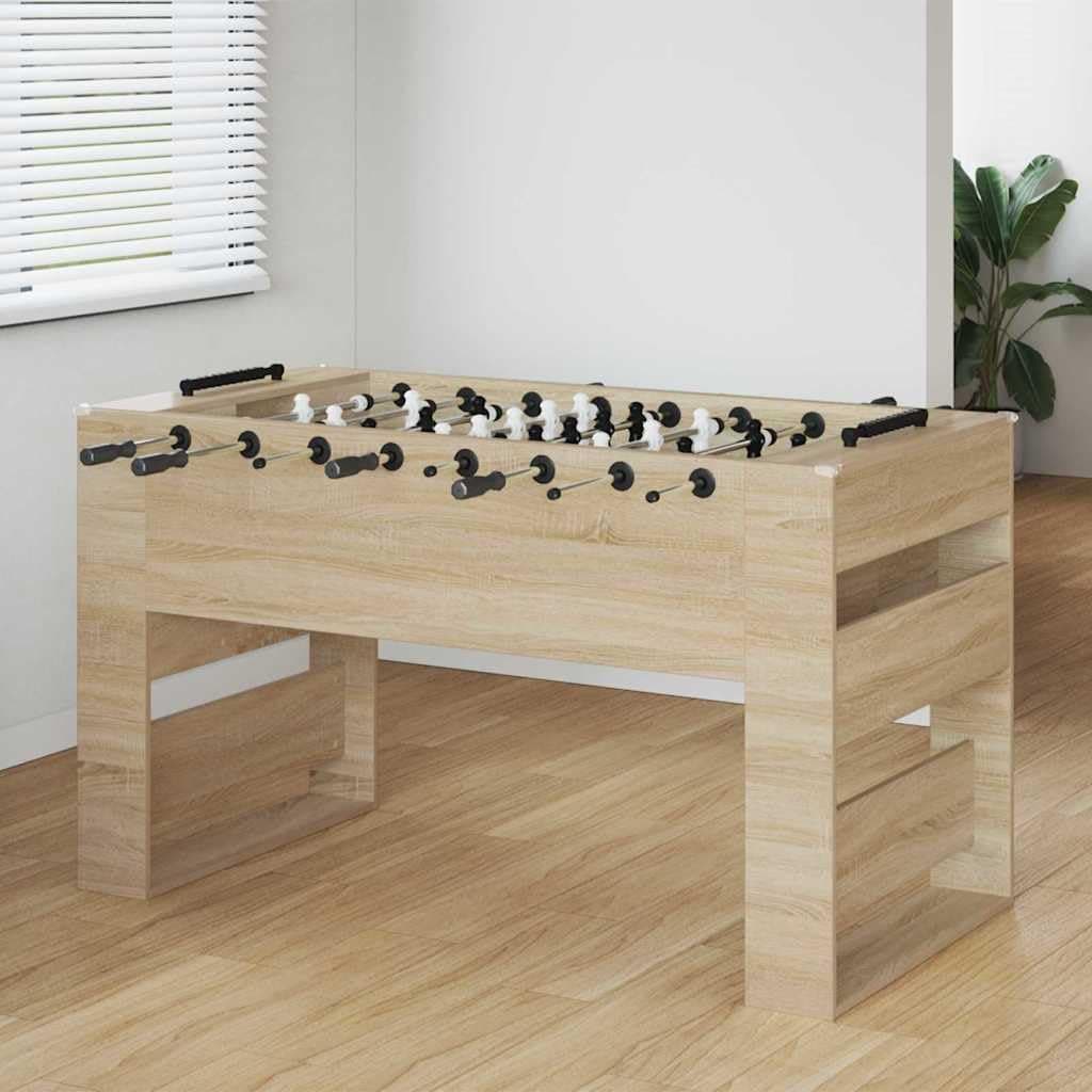 Refined Mesa de Futbolín Roble, Mesa de futbolín Rectangular, Moderna para Juegos en Interiores, competencias Familiares, diversión Nocturna y Fiestas