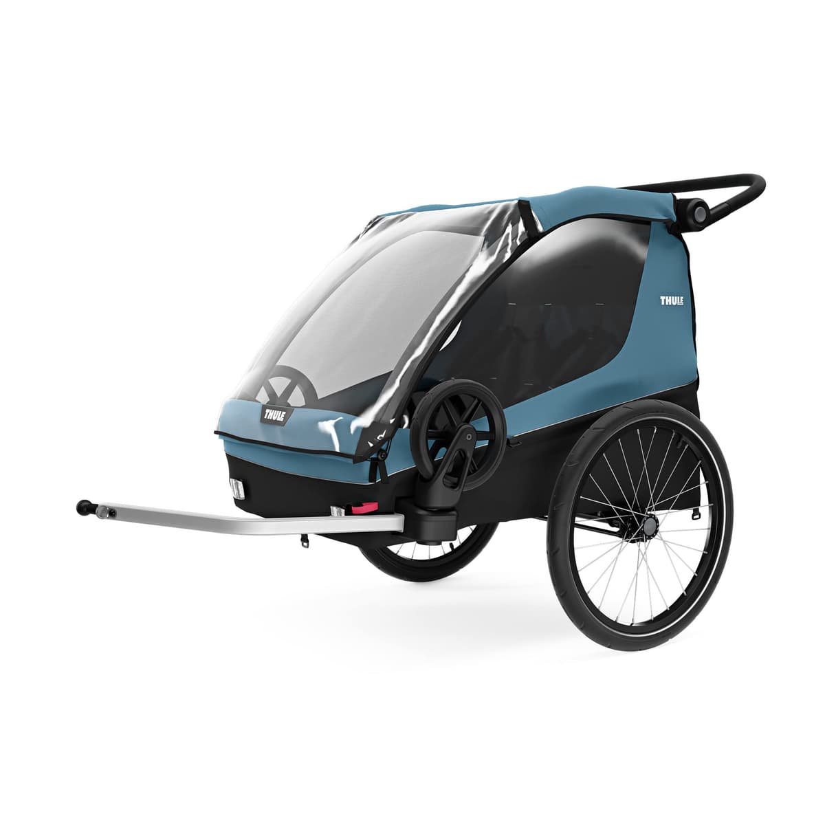 Thule, Courier, 2 Seater Bike Trailer, Blu, U, Unisex-Adult