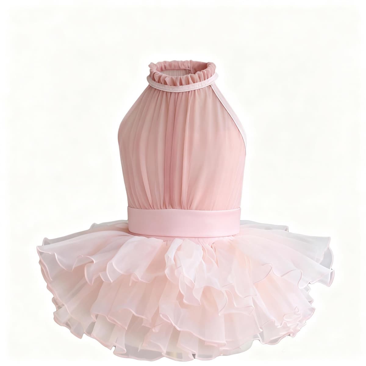 Vestido de ballet tutú para niñas, camisola de baile con falda para baile, fiesta, actuación