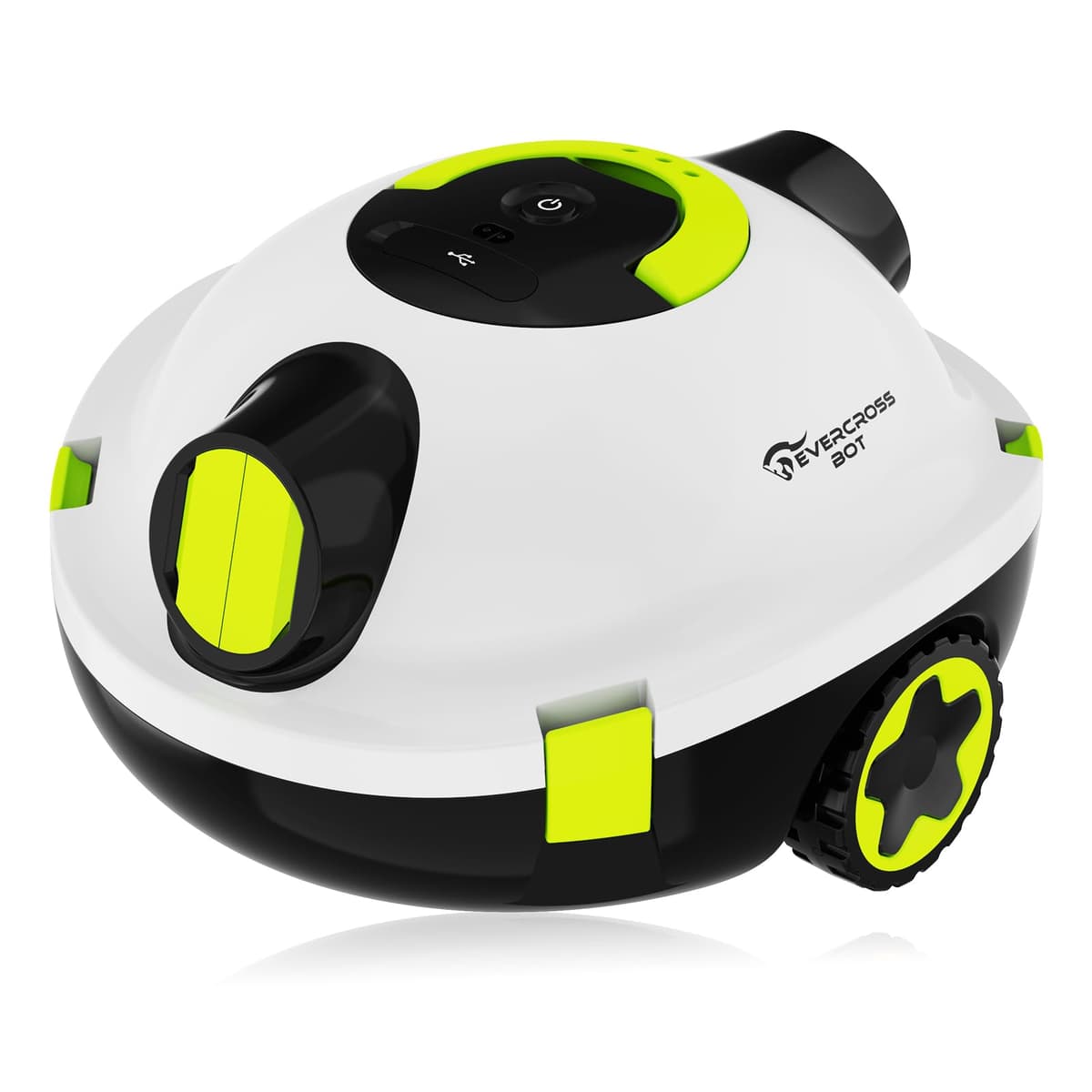 Y10 Robot Limpiafondos Piscina, Robot de Piscina Sin Cable, 100 Min de Limpieza del Suelo, Robots de Piscina para Piscinas de hasta 120㎡, Estacionamiento Automático, Filtro180μm (Blanco)