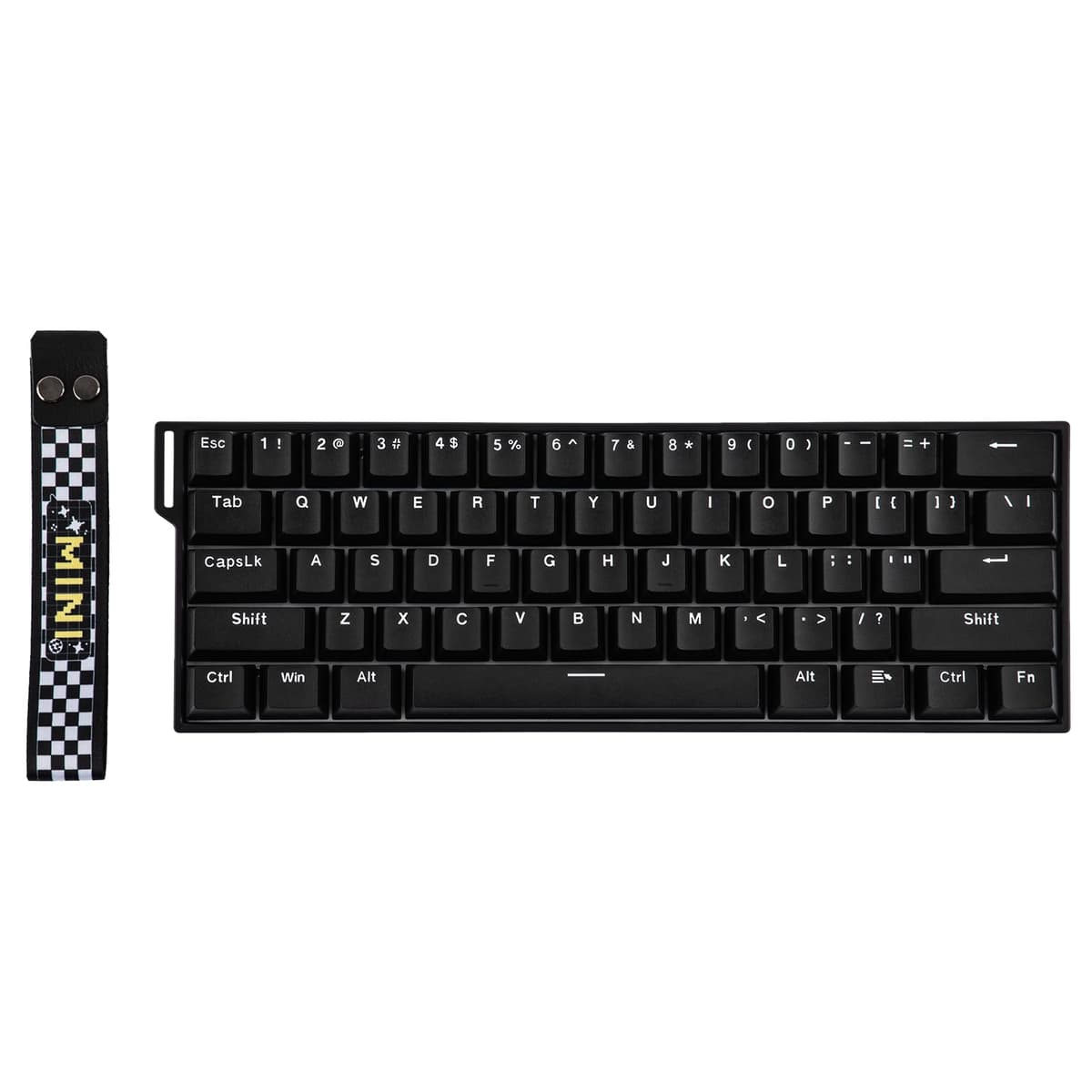 EPOMAKER Aula MINI60 HE Teclado Gaming de Efecto Hall, 2.4GHz/BT, Sondeo 8000Hz, SOCD y DKS, Actuación Ajustable y Disparo Rápido, Teclas PBT, Teclado Mecánico Inalámbrico 60% para Win/Mac (Estándar)