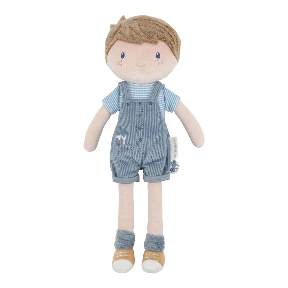 Little Dutch Muñeca de tela suave – Muñeca Jim – 35 cm grande – para niños a partir de 12 meses
