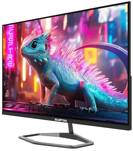 Sceptre New 32-inch 2K QHD 2560 x 1440 Prime Gaming Monitor up to 210Hz USB Type-C DisplayPort HDMI sRGB 115% 1ms Build-in Speakers, Machine Black 2026 ((E325B-QW200D Series) — view 2
