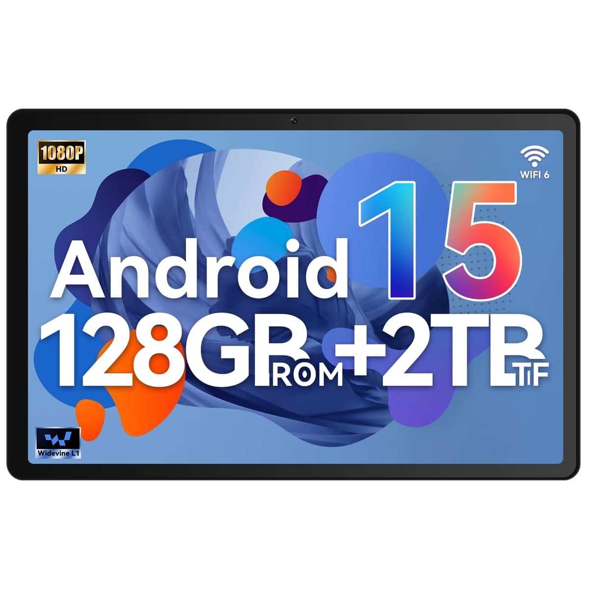 Gleeso Tablet Android 15, Tablet 10 Inch with 30GB RAM+128GB ROM | Octa-Core A733 Processor | WiFi 6 | Android Tablets 10 Inch with 6200mAh | Bluetooth 5.4 | OTG | PC Mode(Black)