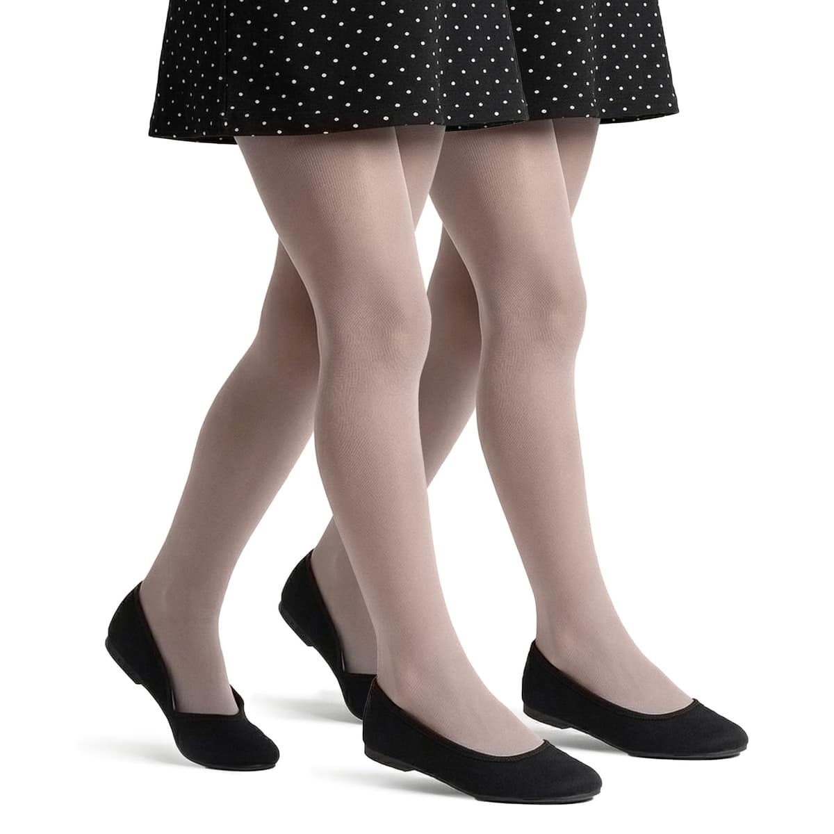 NOQ Medias Niña 20 DEN Semitransparentes – Pantimedias Niña para Escuela y Ballet, Medias Escolares Suaves y Elásticas, Pantys Niña Clásicos para Uniforme, Danza y Uso Diario, 2 o 3 Pares