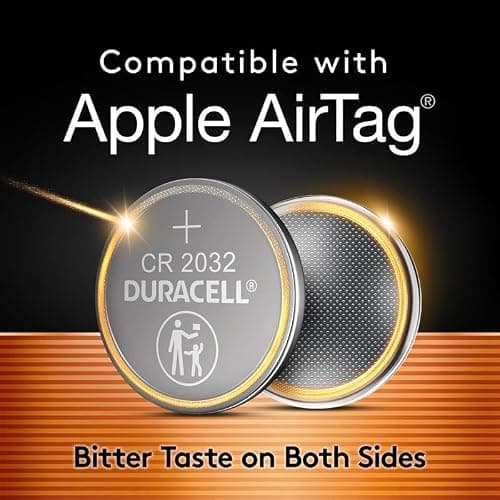Duracell 2032 Lithium Battery, 2 Count, AirTag & Key Fob, CR2032 3V Cell — view 5