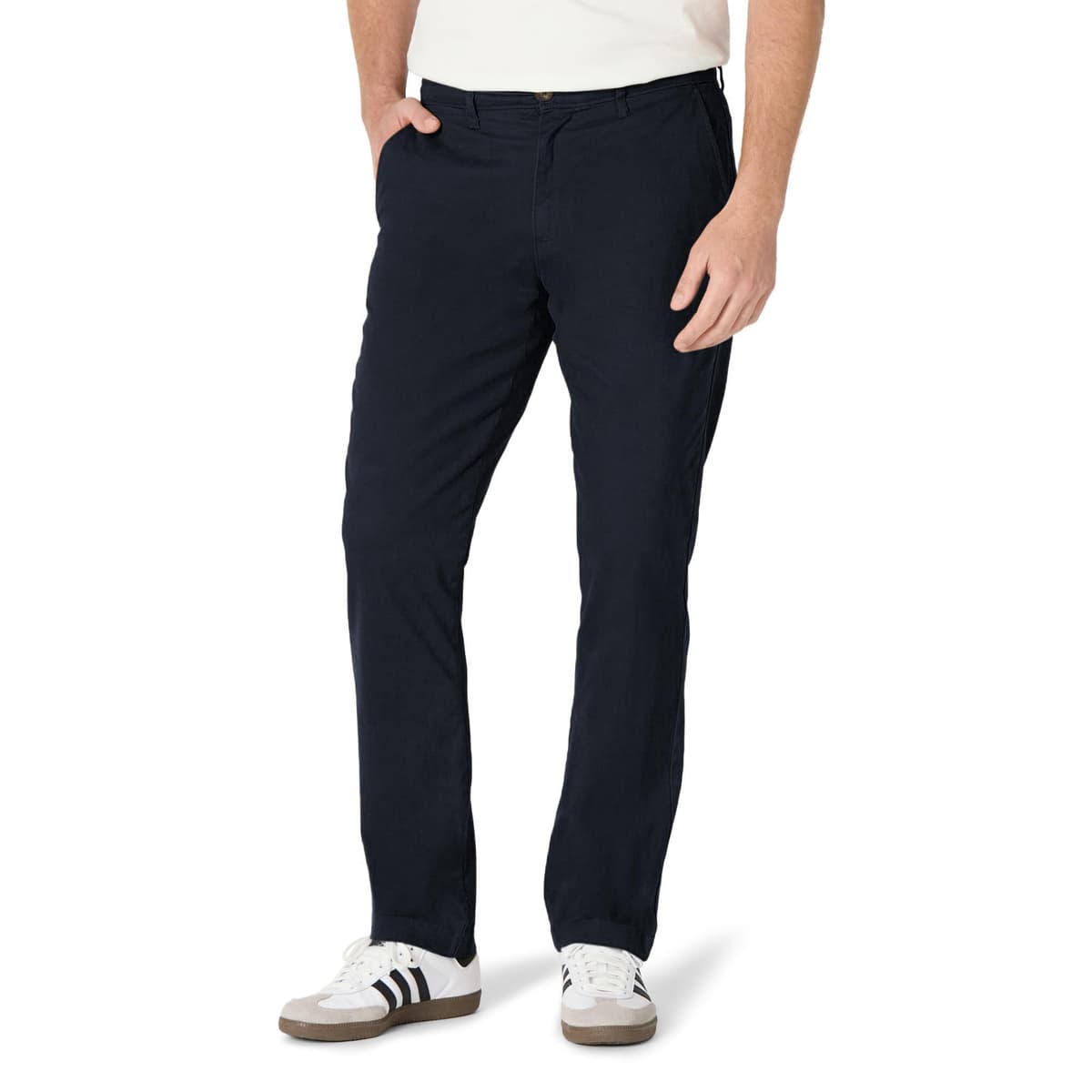 Amazon Essentials Men's Athletic Fit Casual Stretch Chino Work Trousers (Available in Big & Tall)