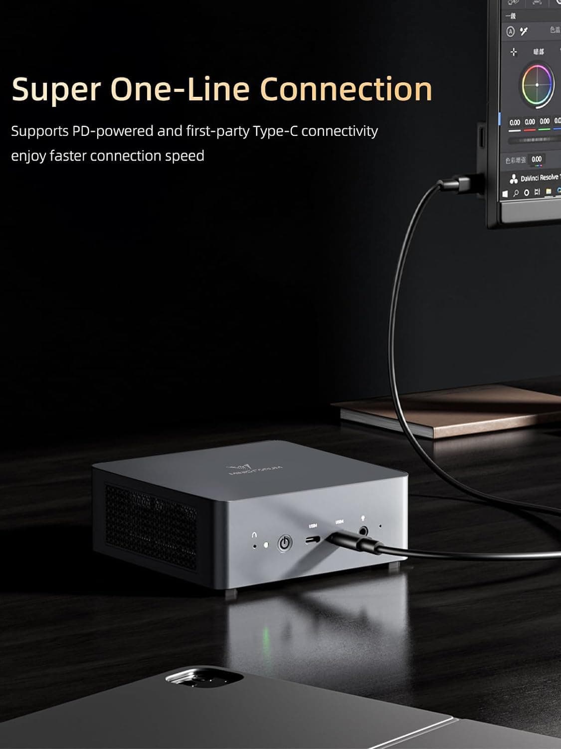 MINISFORUM Venus UM790 Pro Mini PC AMD Ryzen 9 7940HS hasta 5,2 GHz 32 Go DDR5 1 A SSD con AMD Radeon 780M, 4X USB3.2, 2X USB4, 2X HDMI 2.1, 2X PCIe4.0,Wi-FI 6E /BT5.3,RJ45 2,5G