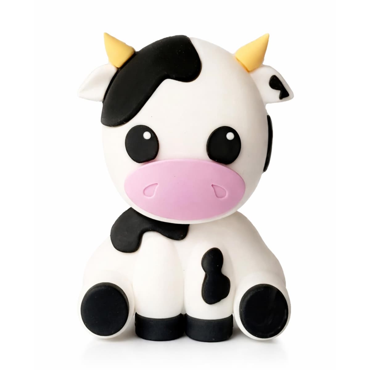 Ulticool – Vaca- 64 GB - Memoria Almacenamiento de Datos – USB Flash Pen Drive Memory Stick - Diseño único y Original – Gran Regalo de cumpleaños para niño/niña - Negro Blanco Rosa