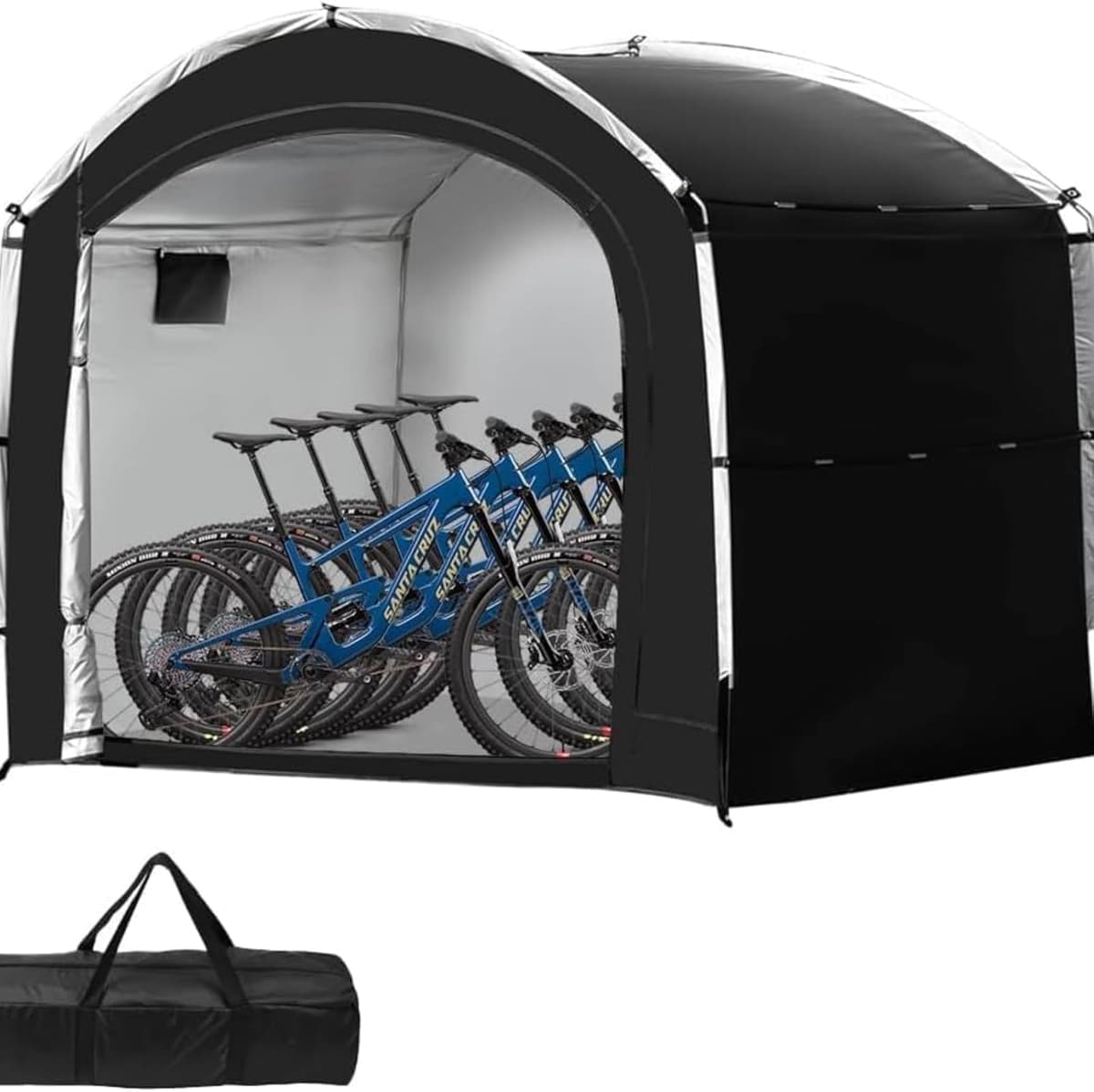 HoldOneLight Carpeta Impermeable para Bicicletas 210D Oxford PU4000, Refugio Portátil Exterior, Funda de Almacenamiento Multiusos para Bicicletas, Motos y Herramientas de Jardín