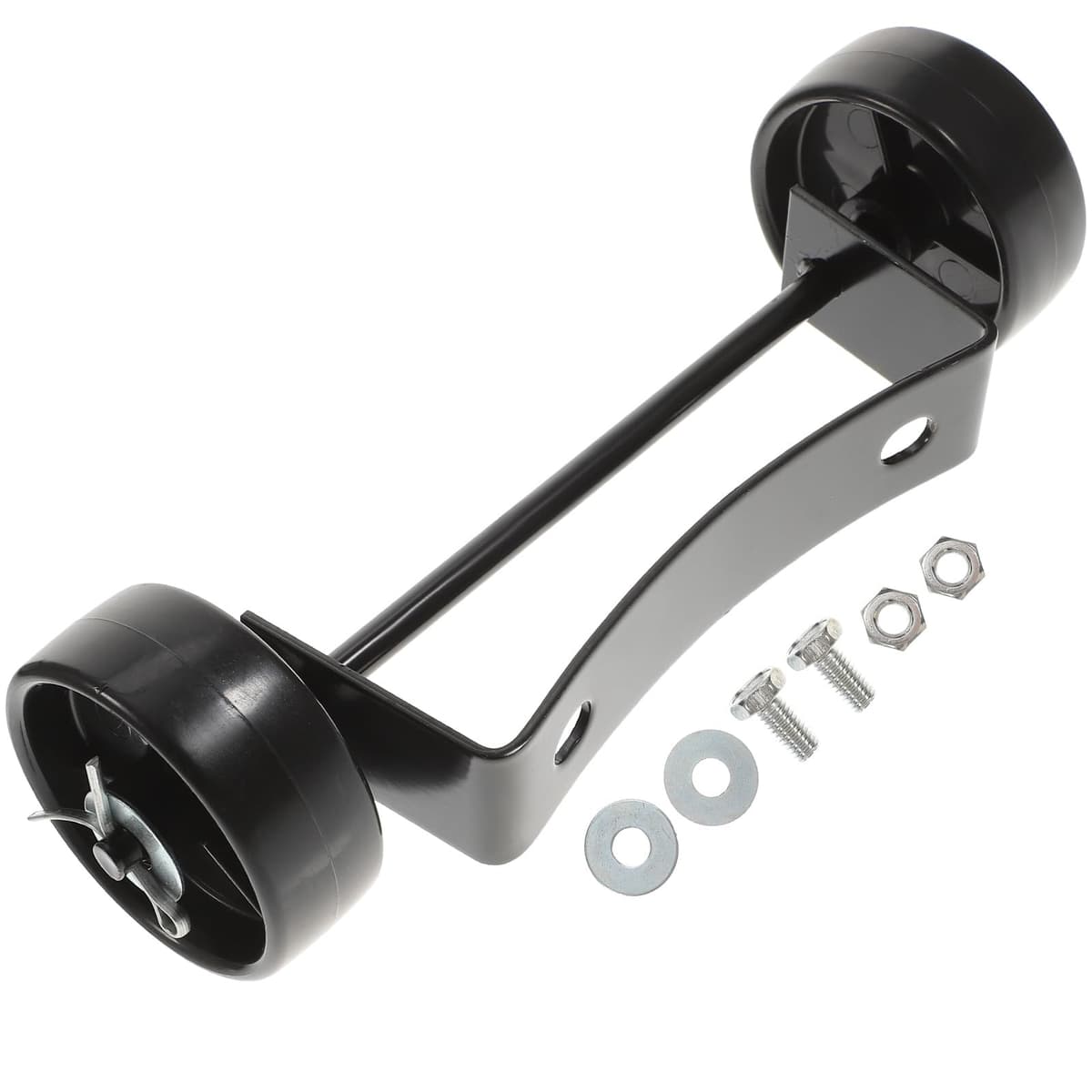Toyvian Kit de Ruedas para Calentador de Gas de Patio Ruedas de Hierro Negras Resistentes para Exteriores Piezas de Repuesto para Estufa Portátil Tornillos Incluidos Movilidad Fácil y