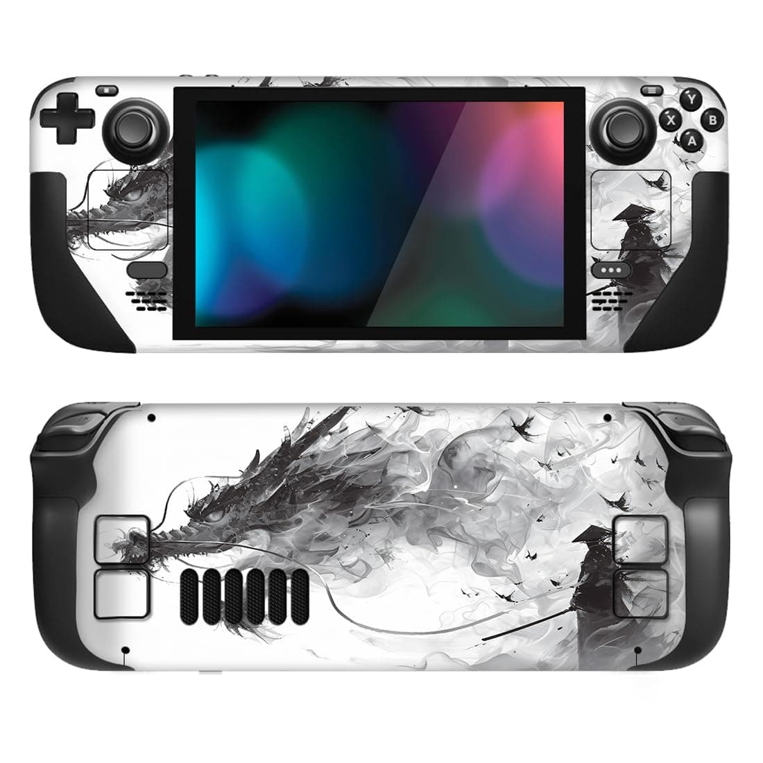 playvital Custom Stickers for Steam Deck LCD, Full Set Protective Skin Decal for Steam Deck - Mistborn Dragon