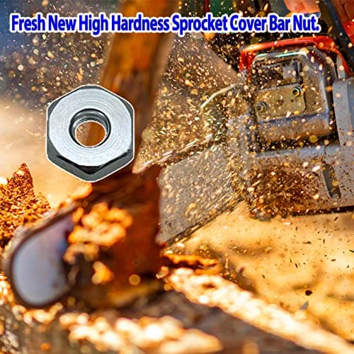 5 Pack Sprocket Cover Bar Nuts for Stihl Chainsaw 0000 955 0804 — view 5
