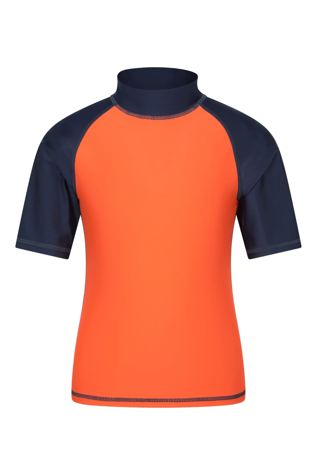 Mountain Warehouse Short Sleeves Kids Rash Vest - UPF50+ Sun Protection Rash Guard, Fast Dry, Flat Seams Childrens Top - for Spring Summer, Swimming