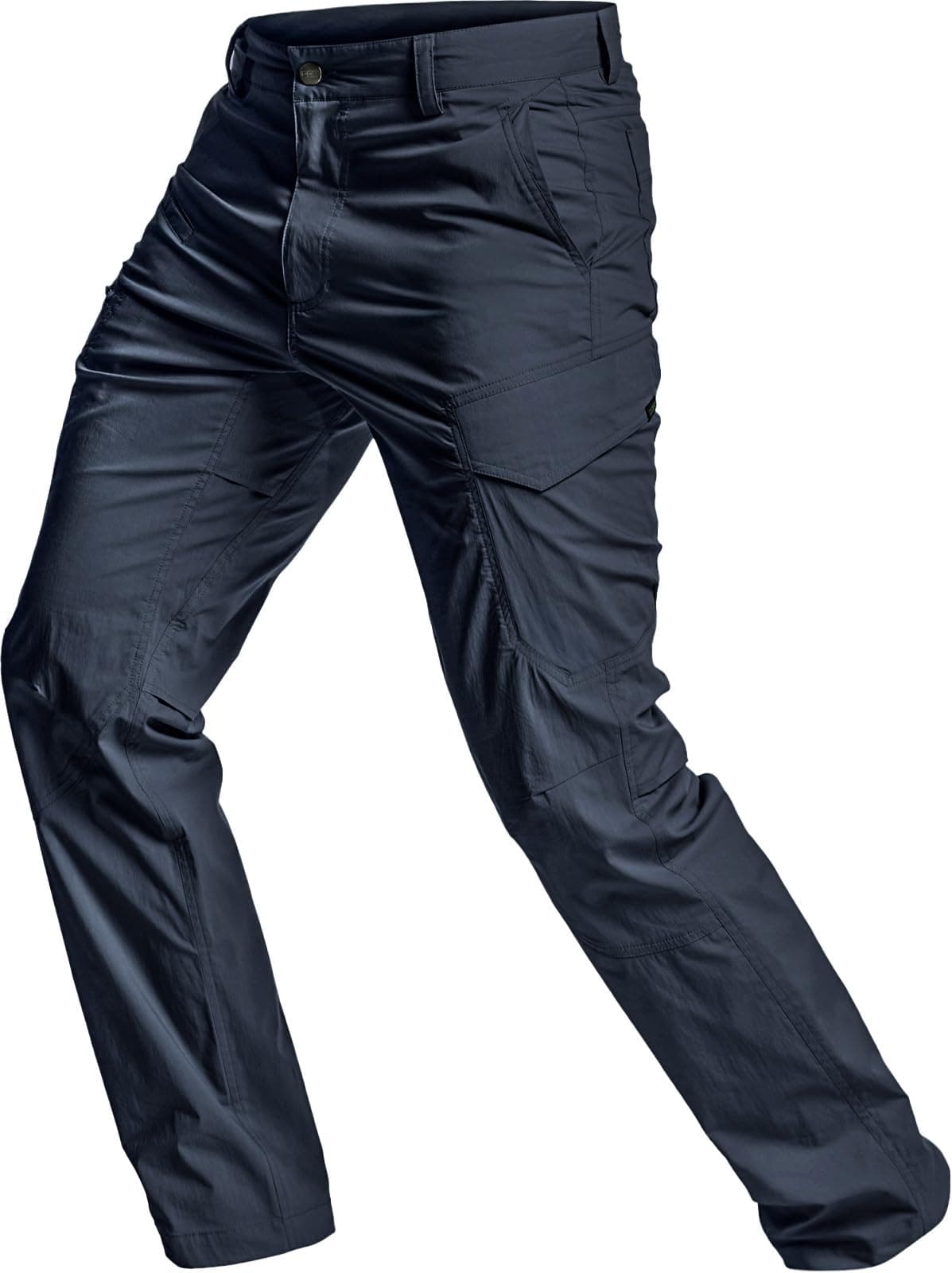 CQR Men's Quick Dry Tactical Pants, Water Resistant Outdoor Pants, Lightweight Stretch Cargo Work Hiking Pants