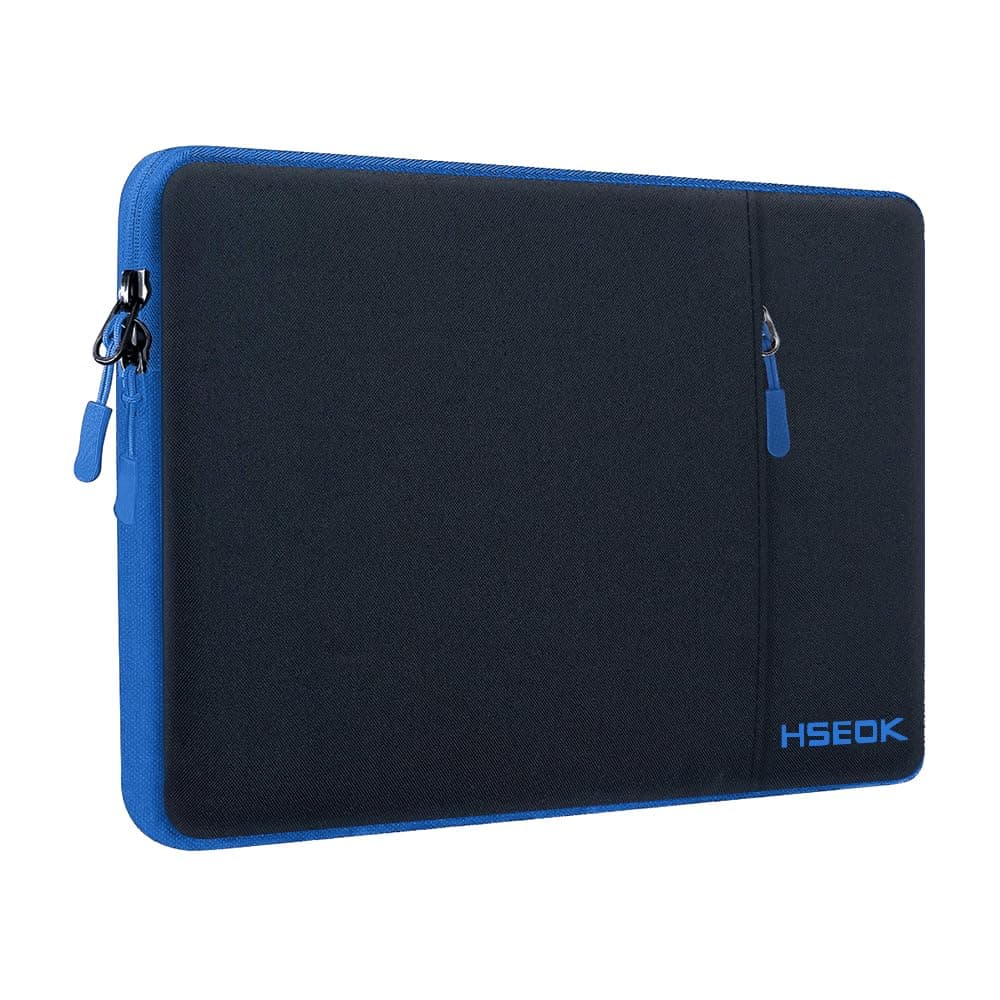 HSEOK 15,6" Funda para Computadora Portátil, Funda Impermeable a Prueba de Golpes con Bolsillo Lateral, Compatible con MacBook Pro 16"/15" y la Mayoría de Las PC de 15" 15,6" 16",B02K03