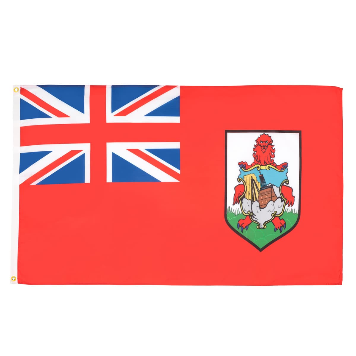 AZ FLAG - Bermuda Flag - 2x3 Ft - 100D Polyester Bermudian Banner with Two Metal Grommets - Fade Resistant - Vivid Colors - 2' x 3' Feet - 90x60 Cm