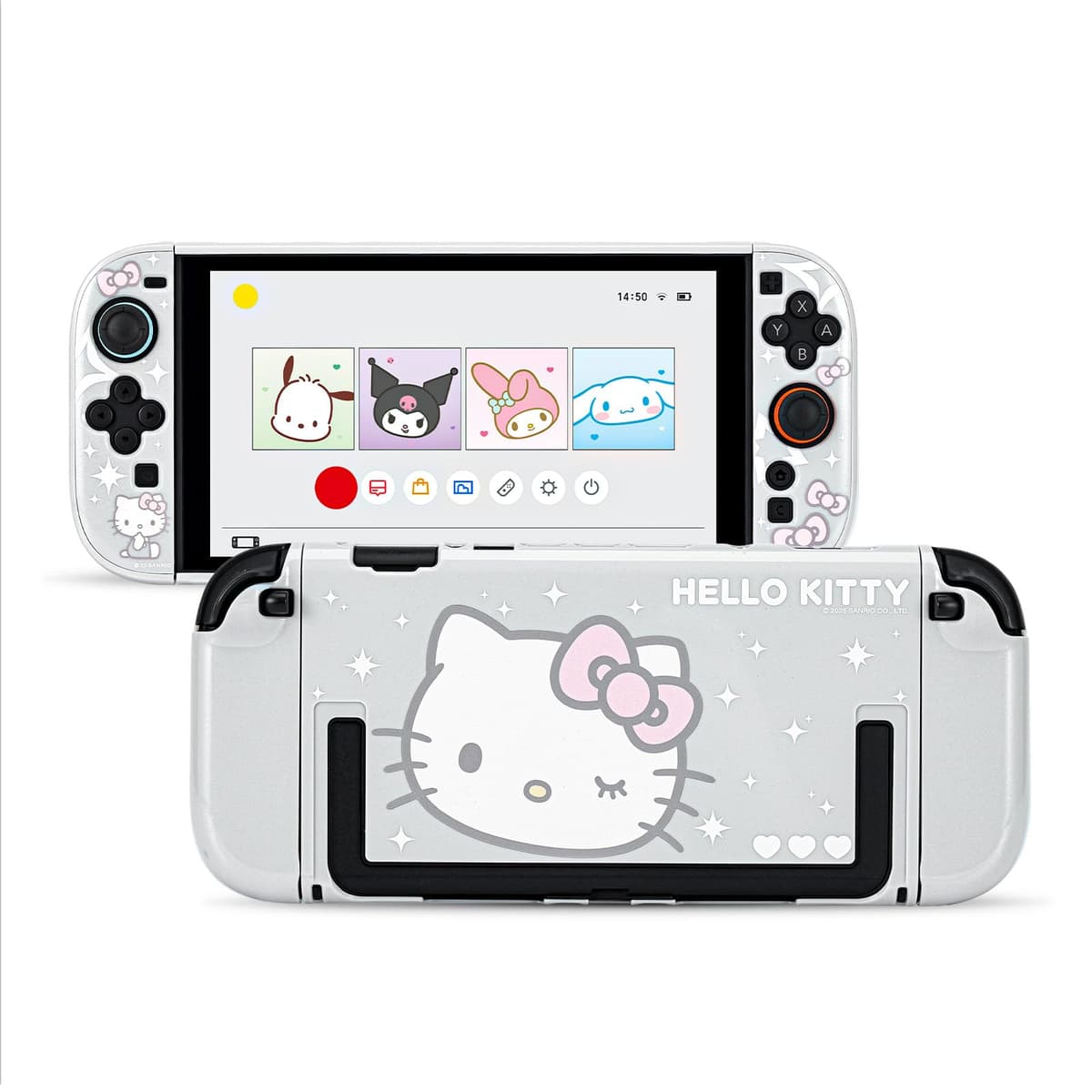 Kuitmor Funda protectora de policarbonato para Switch 2, funda protectora dura antiarañazos para Switch 2025 - HLK