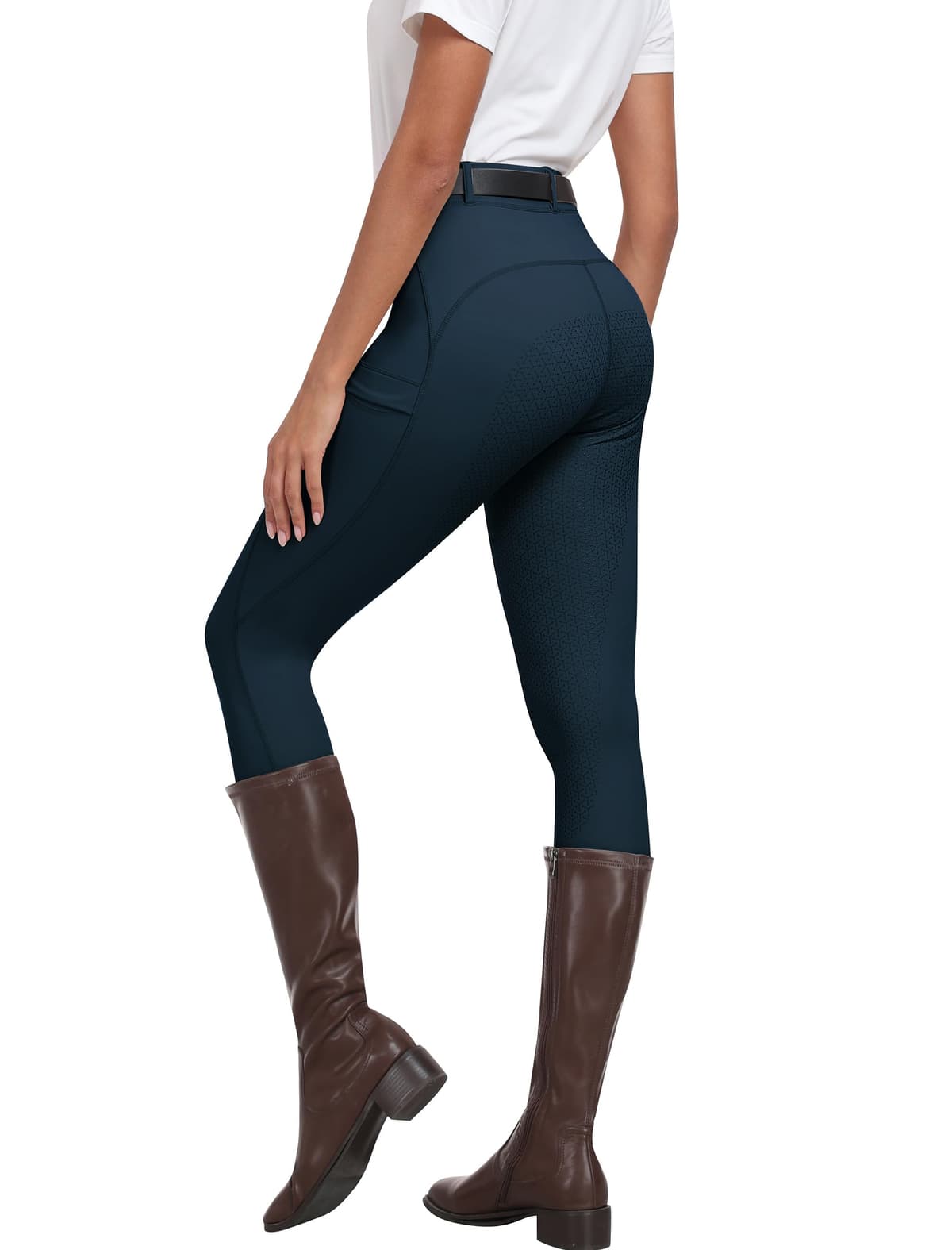 MoFiz Pantalones Hipica Mujer Pantalones Ecuestres Silicon Full Seat Mallas Equitacion Pantalones para Verano