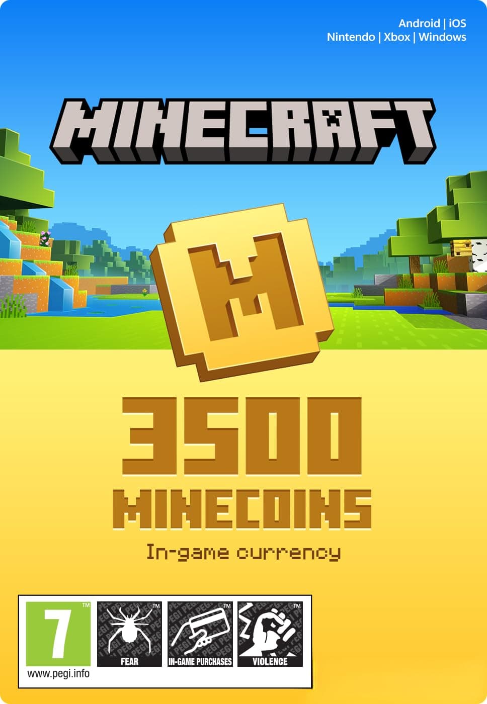 Minecraft: Minecoins Pack: 3500 Coins | Multiplatform