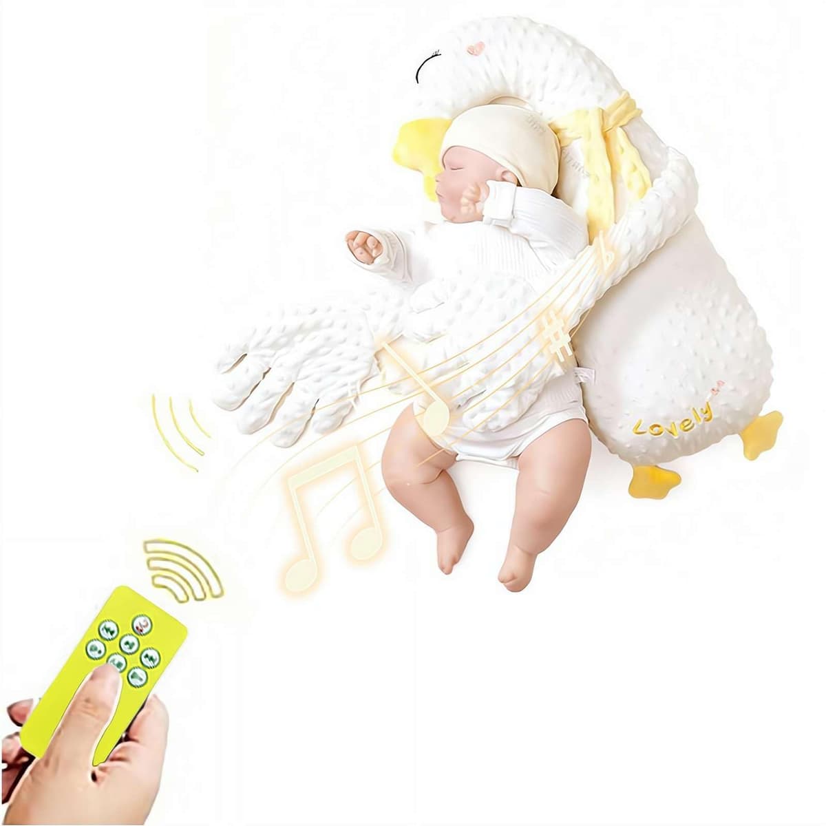 Interactive Electronic Pet Plush Dolls with music, Plush Toys to Soothe Babies, Soothe the Baby to Sleep,Suitable for Toddlers' Birthdays, Gifts for Expectant Mother, Pregnant Woman
