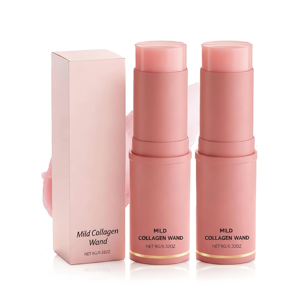 Pure Collagen Wand Stick – Multi Balm for Face, Eye, Lip & Neck Wrinkles，Moisturizing (2pc)
