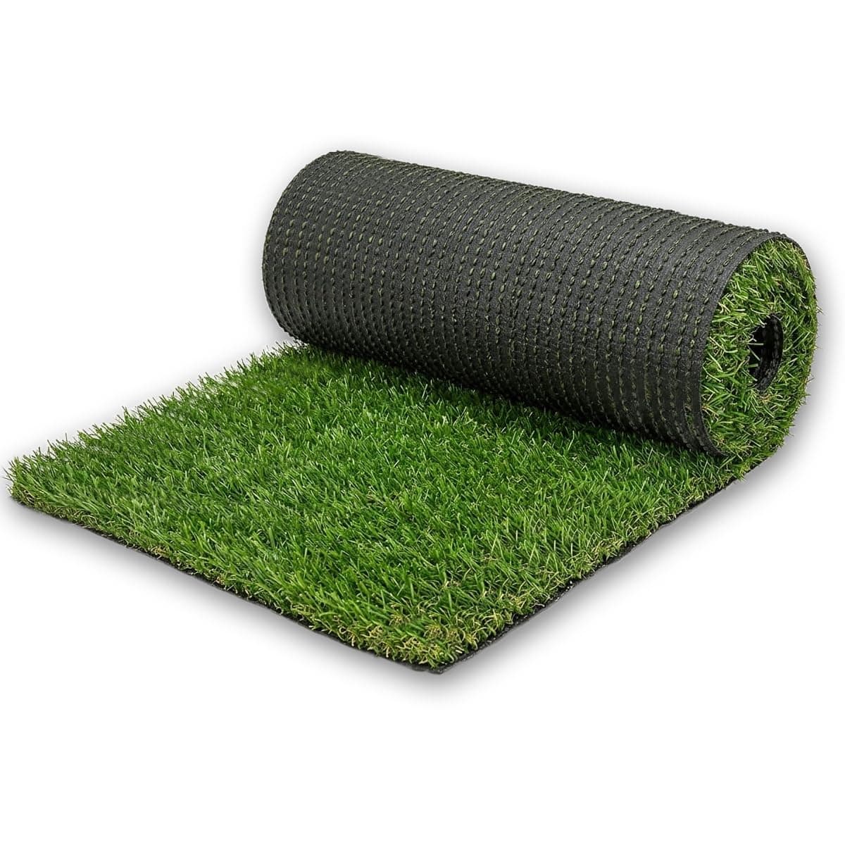 35mm Artificial Grass for Garden, Patio & Balcony, Natural Realistic Fake Lawn Astro Turf, UV Resistant, Soft, Low Maintenance, Pet Friendly Outdoor Turf - Goods Emporium (1m x 3m, 35mm Premium)