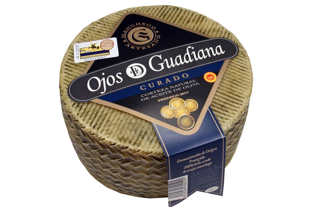 Queso Artesano D.O. Manchego Ojos del Guadiana - CURADO - 2 kilos aprox