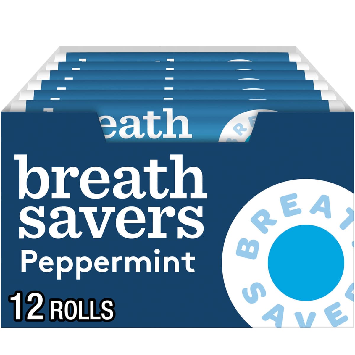 BREATH SAVERS Wintergreen Sugar Free Breath Mints Rolls, 0.75 oz (24 Count) — view 2